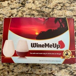 Wine Me Up Silicone “glasses” shatterproof